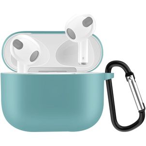 Mobigear Classic Apple AirPods 3 Hoesje Flexibel Siliconen - Emerald Green