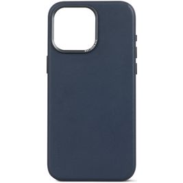 Decoded iPhone 15 Pro MagSafe Hoesje Echt Leer Backcover - Blauw