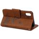 Mobigear Butterfly iPhone XS Hoesje Bookcase Portemonnee - Bruin