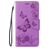Mobigear Butterfly iPhone SE (2022) Hoesje Bookcase Portemonnee - Paars