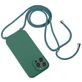 Mobigear Lanyard iPhone 14 Pro Siliconen Hoesje met koord - Groen