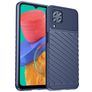 Mobigear Groove Samsung Galaxy M33 Hoesje Flexibel TPU Backcover - Blauw