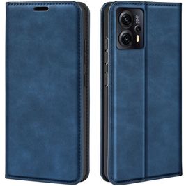 Mobigear Retro Slim Motorola Moto E13 Hoesje Bookcase Portemonnee - Donkerblauw