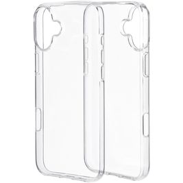 Mobiparts Classic Doorzichtig iPhone 16 Plus Hoesje Flexibel TPU Backcover - Transparant