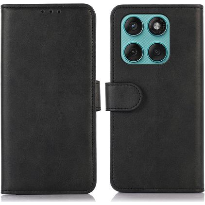 Mobigear Wallet Motorola Edge 60 Fusion Hoesje Bookcase Portemonnee - Zwart