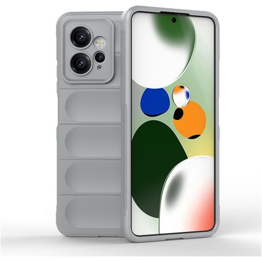 Mobigear Bumpy Xiaomi Redmi Note 12 Hoesje Flexibel TPU Backcover - Grijs