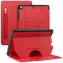 Mobigear Magnetic Folio iPad 7 (2019) Hoes Bookcase + Stylus Houder - Rood