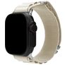 Mobilize Alpine Nylon Apple Watch Bandje Gespsluiting - 49/46/45/44 mm - Sterrenlicht