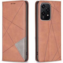 Mobigear Rhombus Slim HONOR 200 Lite Hoesje Bookcase - Bruin