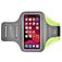 Mobigear Easy Fit Telefoonhouder Hardlopen Neopreen Sport Hoesje Sportarmband - Medium - Groen
