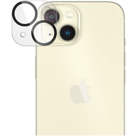 PanzerGlass PicturePerfect iPhone 15 Glazen Camera Protector - Case Friendly - Zwart