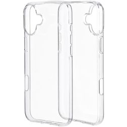 Mobiparts Classic Doorzichtig iPhone 16 Plus Hoesje Flexibel TPU Backcover - Transparant