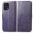 Mobigear Clover OPPO Find X5 Pro Hoesje Bookcase Portemonnee - Paars