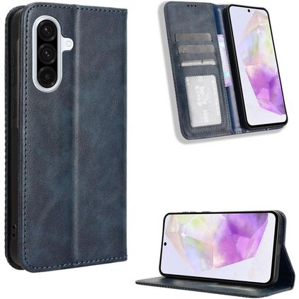 Mobigear Sensation Samsung Galaxy A56 Hoesje Bookcase Portemonnee - Blauw