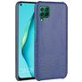 Mobigear Croco Huawei P40 Lite Hoesje Hardcase Backcover - Blauw