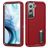 Mobigear Rugged Stand Samsung Galaxy S23 Hoesje Hardcase Backcover Shockproof met Standaard - Rood