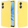 Mobigear Rubber Touch OPPO A17 Siliconen Hoesje Backcover - Geel