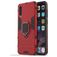 Mobigear Armor Ring Samsung Galaxy A50 Hoesje Hardcase Backcover Shockproof met Ringhouder - Rood