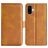 Mobigear Slim Magnet iPhone 16 Hoesje Bookcase Portemonnee - Cognac