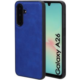 Mobiparts Classic Samsung Galaxy A26 MagSafe Hoesje TPU,Kunstleer Backcover - Sapphire Blue