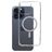 Mobiparts Hardcover Doorzichtig iPhone 15 Pro Max MagSafe Hoesje Hardcase Backcover - Transparant