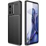 Mobigear Brushed Slim Xiaomi 11T Pro Hoesje Flexibel TPU Backcover - Zwart