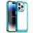 Mobigear Crystal iPhone 15 Pro Hoesje Hardcase Backcover - Transparant / Turquoise