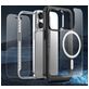Mobigear Rugged Mag iPhone 15 MagSafe Hoesje Hardcase Backcover Shockproof - Blauw