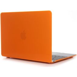 Mobigear Glossy MacBook 12 Inch (2015-2017) Hoes Hardshell Laptopcover MacBook Case - Oranje - Model A1534