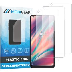 Mobigear Wiko View 5 Plus Screenprotector Folie - Case Friendly (3-Pack)