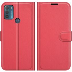 Mobigear Classic Motorola Moto G50 Hoesje Bookcase Portemonnee - Rood