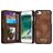 Caseme 008 iPhone 8 Hoesje Uitneembare 2in1 Bookcase Portemonnee - Bruin