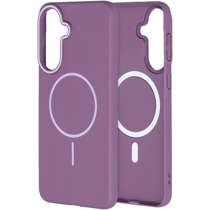 Mobiparts Slim Line Samsung Galaxy A37 MagSafe Hoesje Hardcase Backcover - Imperial Purple