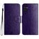 Mobigear Flowers Samsung Galaxy A56 Hoesje Bookcase Portemonnee - Paars
