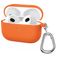Mobigear Classic Apple AirPods 3 Hoesje Flexibel Siliconen - Oranje