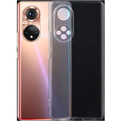 Mobigear Ultra Thin Doorzichtig HONOR 50 Hoesje Flexibel TPU Extra Dun Backcover - Transparant