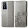 Mobigear Clover Vivo Y76 Hoesje Bookcase Portemonnee - Grijs