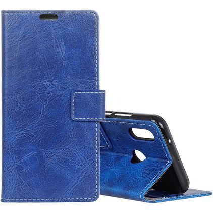 Mobigear Basic Xiaomi Mi 8 SE Hoesje Bookcase Portemonnee - Blauw