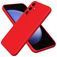 Mobigear Colors Samsung Galaxy A35 Siliconen Hoesje Backcover - Rood
