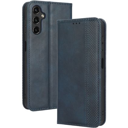 Mobigear Sensation Samsung Galaxy A14 Hoesje Bookcase Portemonnee - Blauw