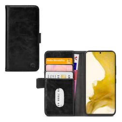 Mobilize Elite Gelly Samsung Galaxy S22 Plus Hoesje Bookcase Portemonnee - Zwart