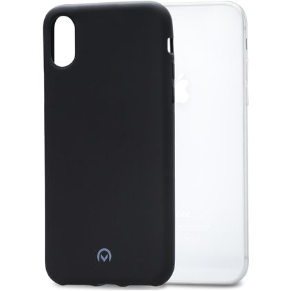 Mobilize Rubber Gelly iPhone XR Hoesje Flexibel TPU Backcover - Matt Black
