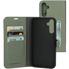 Mobiparts Classic Wallet Samsung Galaxy A34 Hoesje Bookcase Portemonnee - Stone Green
