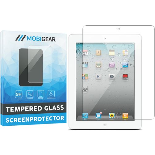Mobigear iPad 3 (2012) Glazen Screenprotector - Case Friendly