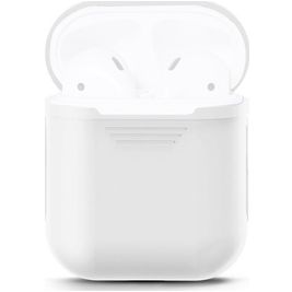 Mobigear Colors Apple AirPods 1 Hoesje Flexibel Siliconen - Wit