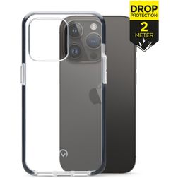 Mobilize Shatterproof iPhone 14 Pro Hoesje Hardcase Backcover Shockproof - Transparant / Zwart