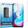 Mobigear Motorola Moto E7 Plus Screenprotector Folie - Case Friendly (3-Pack)