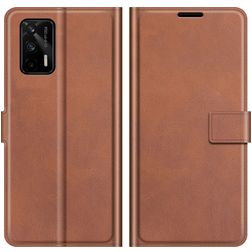 Mobigear Wallet Realme GT Hoesje Bookcase Portemonnee - Bruin