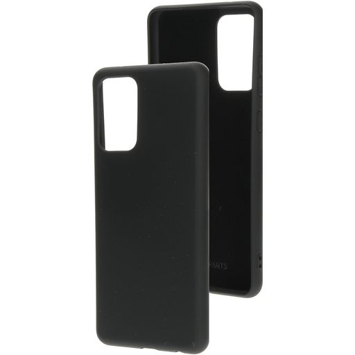 Mobiparts Samsung Galaxy A72 Siliconen Hoesje Backcover - Zwart