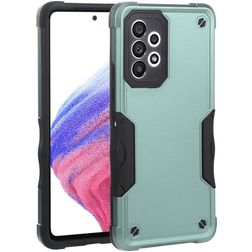 Mobigear Non-slip Armor Samsung Galaxy A53 Hoesje Hardcase Backcover Shockproof - Turquoise